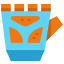 Sports gloves icon 64x64