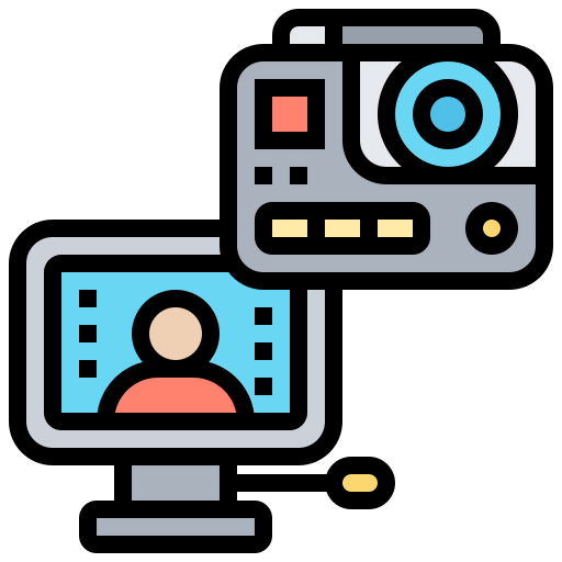 Action camera icon