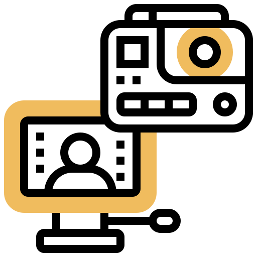 Action camera icon