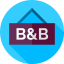 Bed and breakfast іконка 64x64