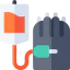 Intravenous saline drip icon 64x64