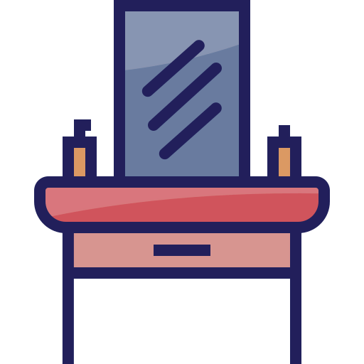 Dressing table icon