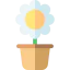 Flower pot icon 64x64