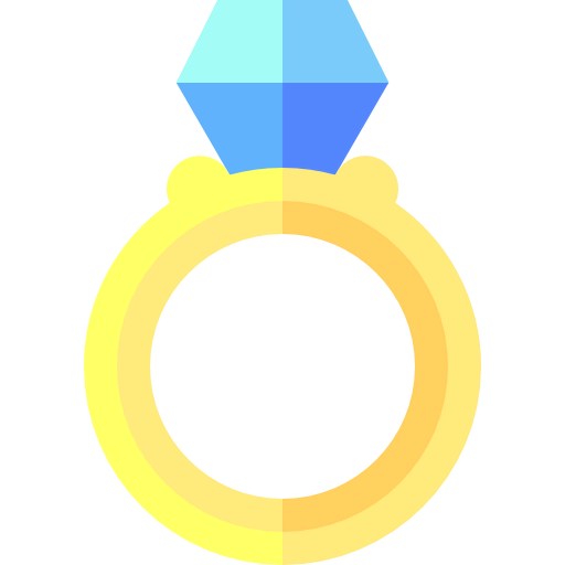 Diamond ring icon