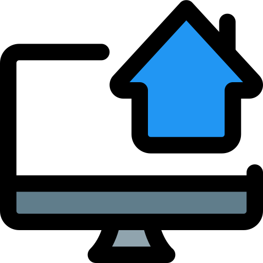 Desktop computer icon