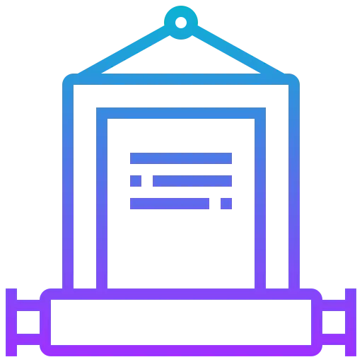 Paper scroll icon