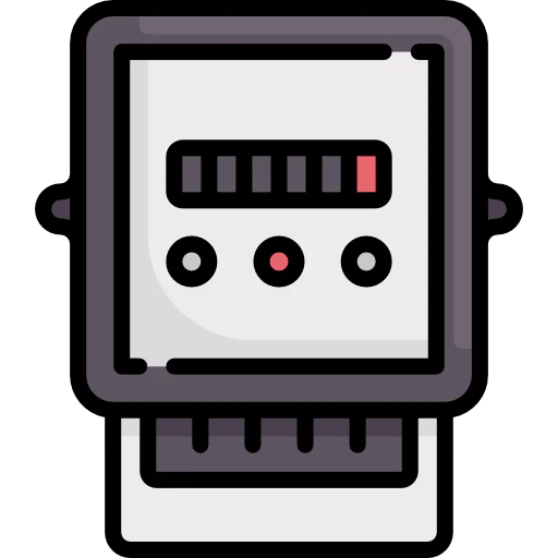 Electric meter icon