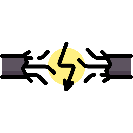 Broken wire icon