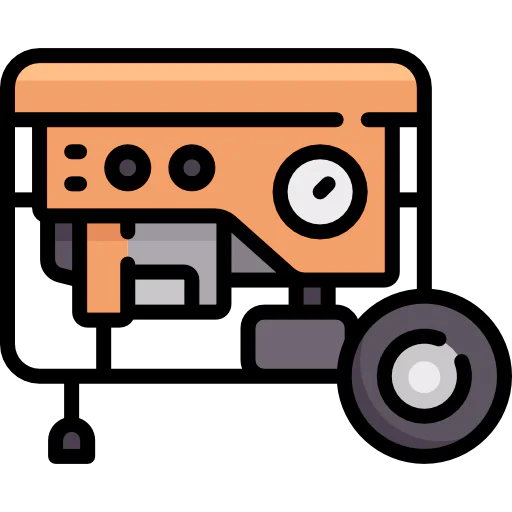 Electric generator icon