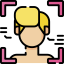 Face recognition Symbol 64x64