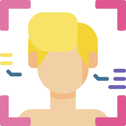 Face recognition icon
