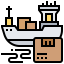 Cargo boat Symbol 64x64