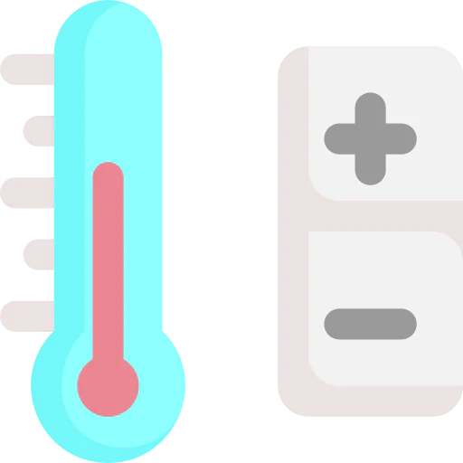 Smart temperature icon