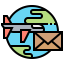 Worldwide shipping icon 64x64