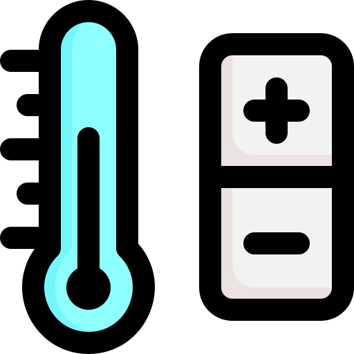Smart temperature icon