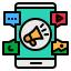 Social marketing icon 64x64