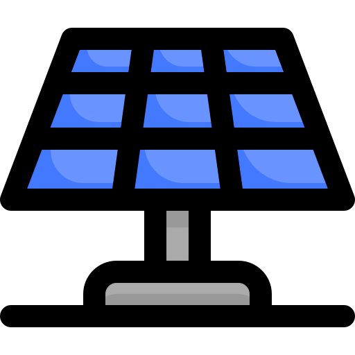 Solar panel icon