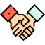 Shake hands ícono 64x64