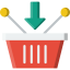 Shopping basket icon 64x64