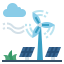 Renewable energy icon 64x64