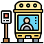 Bus stop icon 64x64