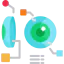 Bionic contact lens icon 64x64