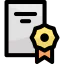 Certificate icon 64x64