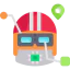 Virtual reality glasses icon 64x64