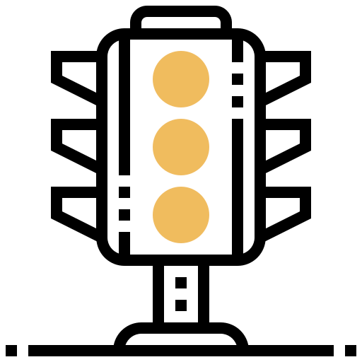 Traffic light icon