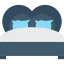 Double bed icon 64x64