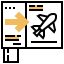 Boarding pass Ikona 64x64