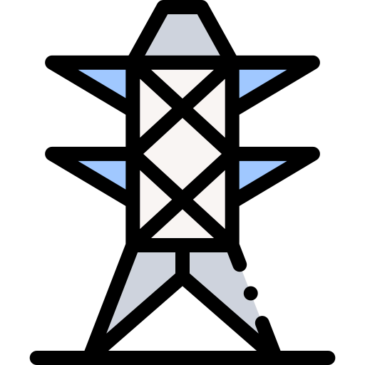 Electric tower icon