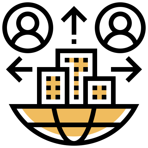 Outsourcing icon