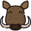 Wild boar icon 64x64