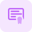 Certificate icon 64x64