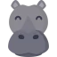 Hippopotamus icon 64x64
