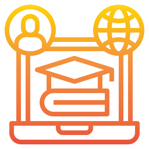 Online learning icon