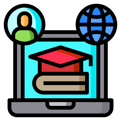 Online learning icon