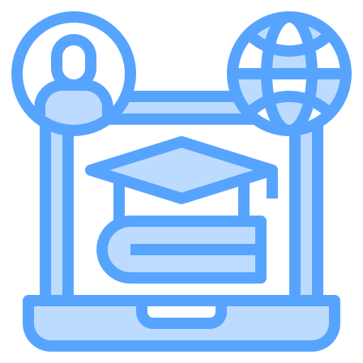 Online learning icon