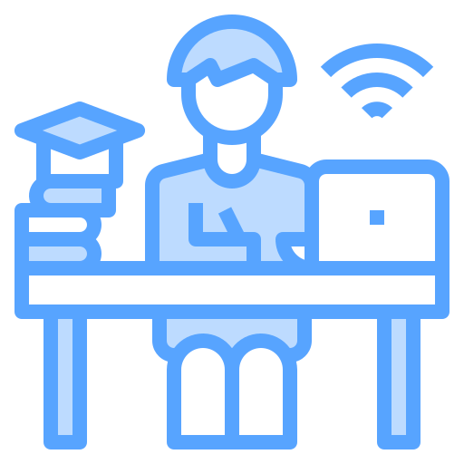 Online learning icon