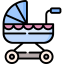 Baby buggy icon 64x64