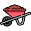 Wheelbarrow icon 64x64