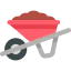 Wheelbarrow icon 64x64