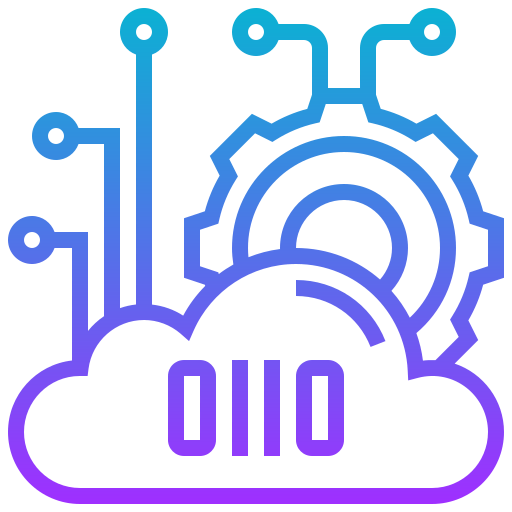 Cloud data icon