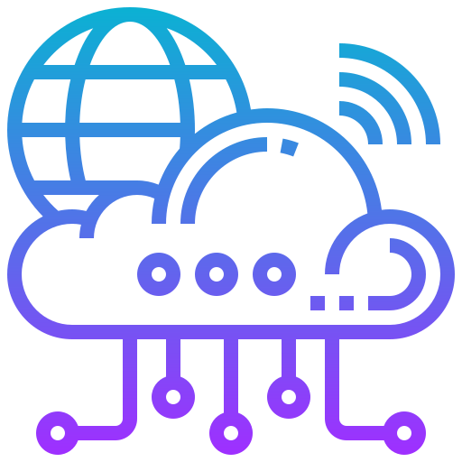 Cloud network icon