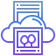 Cloud processing іконка 64x64