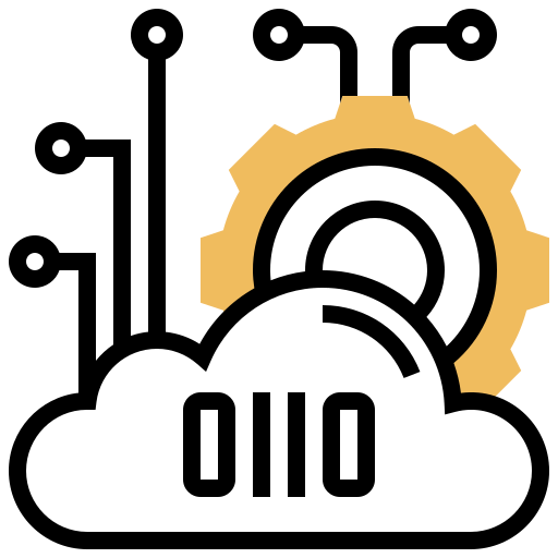 Cloud data icon