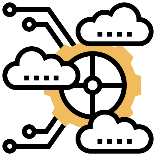 Cloud sharing icon