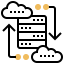 Cloud database Ikona 64x64