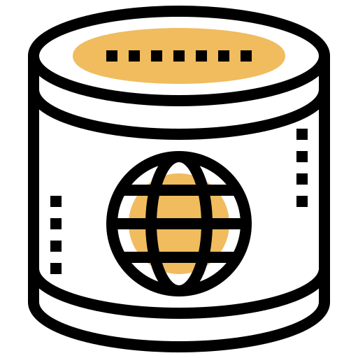 Database storage icon
